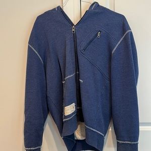 Marc Ecko Fleece Zip-Up Sweatshirt L